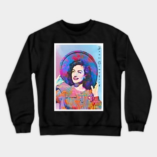 Poster Art Joan Crowford 80s Crewneck Sweatshirt